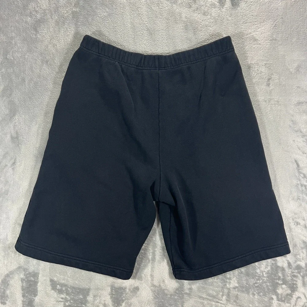 JORDAN Fleece Shorts Mens Medium Black 331588-010 Jumpman Cotton Athletic